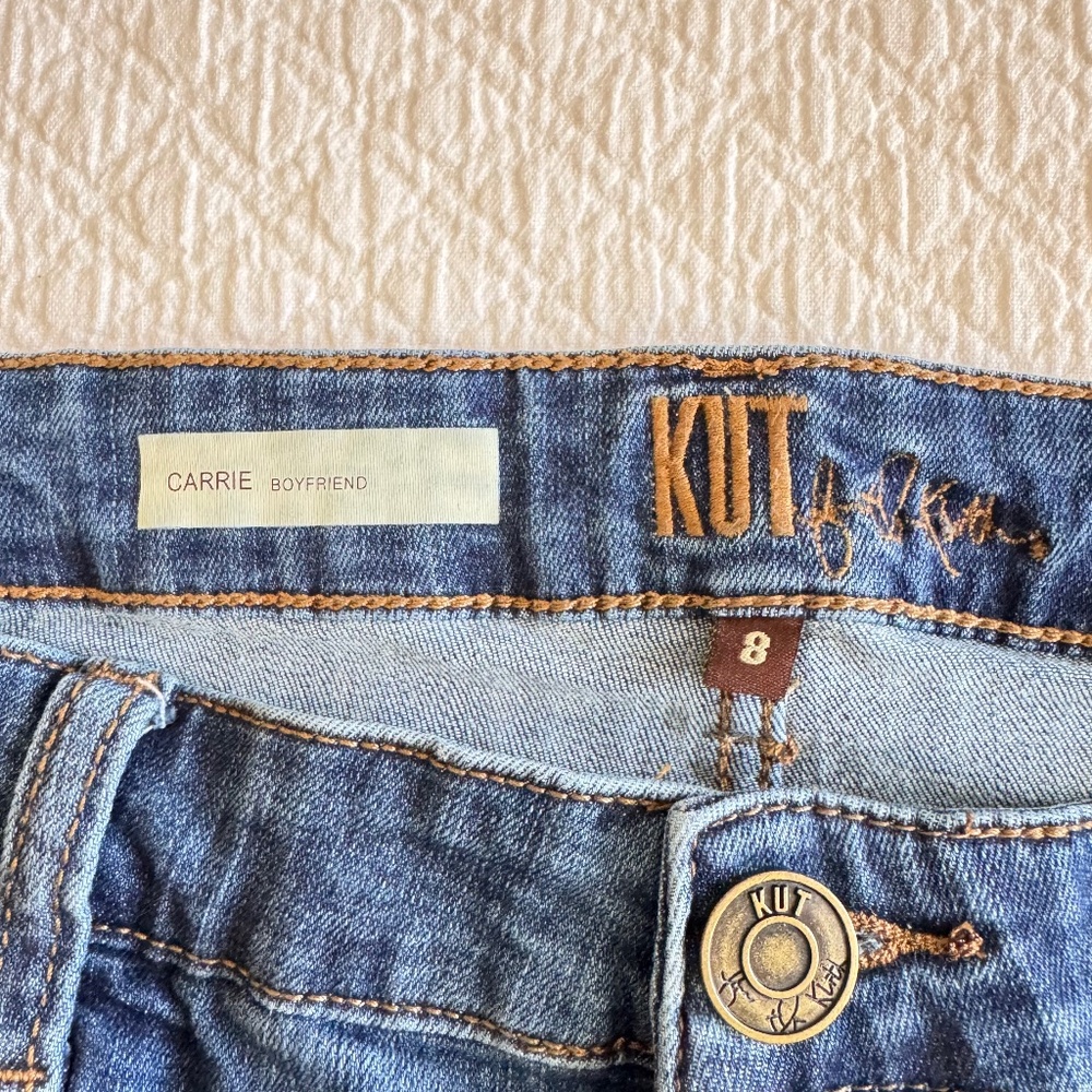 Kut from the Kloth Carrie Boyfriend Jeans, size 8